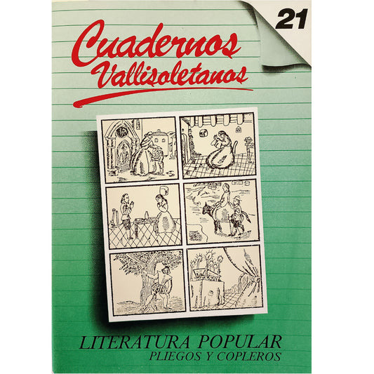 CUADERNOS VALLISOLETANOS Nº 21: LITERATURA POPULAR. PLIEGOS Y COPLEROS