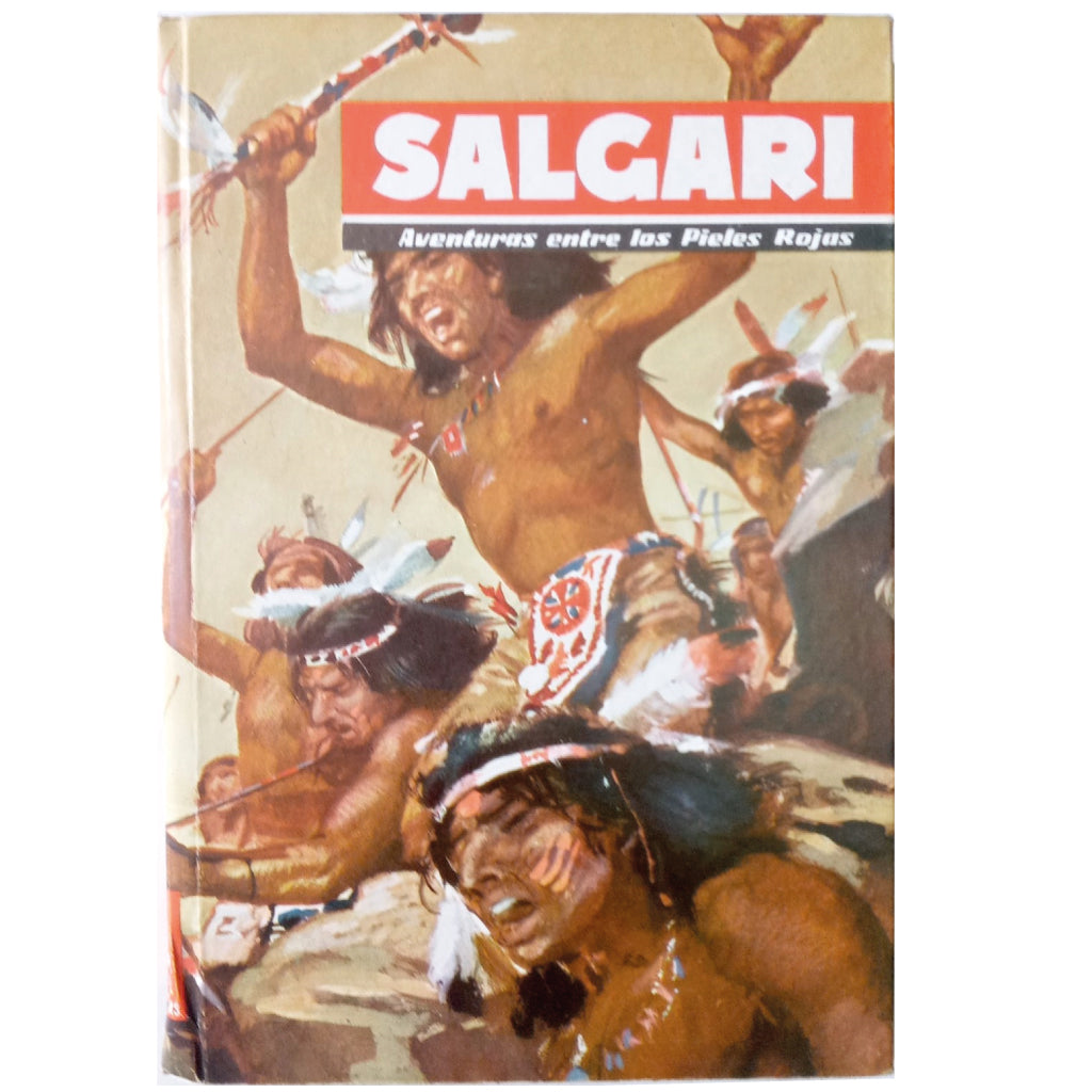 AVENTURAS ENTRE LOS PIELES ROJAS. Salgari, Emilio libreriaclio
