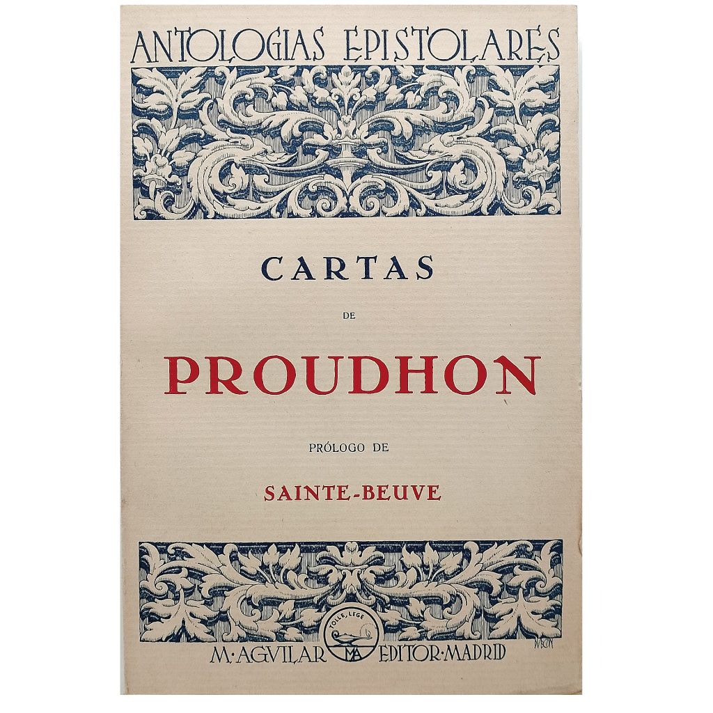 CARTAS DE PROUDHON. Proudhon, P.J.