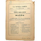 LA NOVELA CORTA Nº 14: YO DESCUBRÍ EL CRIMEN DEL CAPITÁN SÁNCHEZ. Serrano Anguita, Francisco