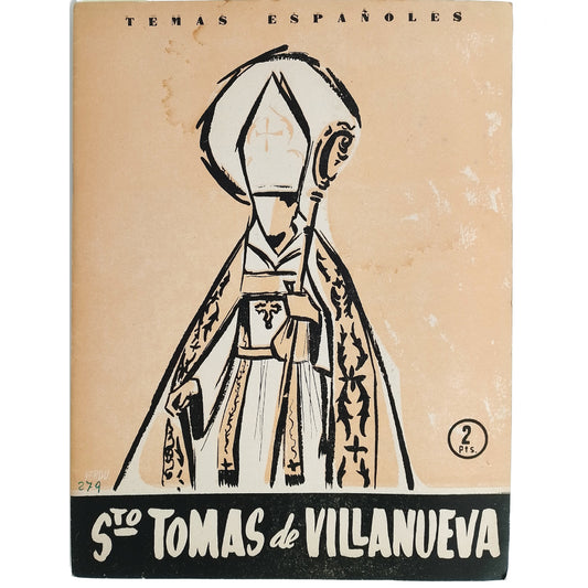 TEMAS ESPAÑOLES Nº 279: STO TOMÁS DE VILLANUEVA. Sanz y Diaz, José