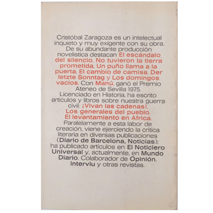 CARTA DE FRANCO A VIZCAINO CASAS. Zaragoza, Cristóbal