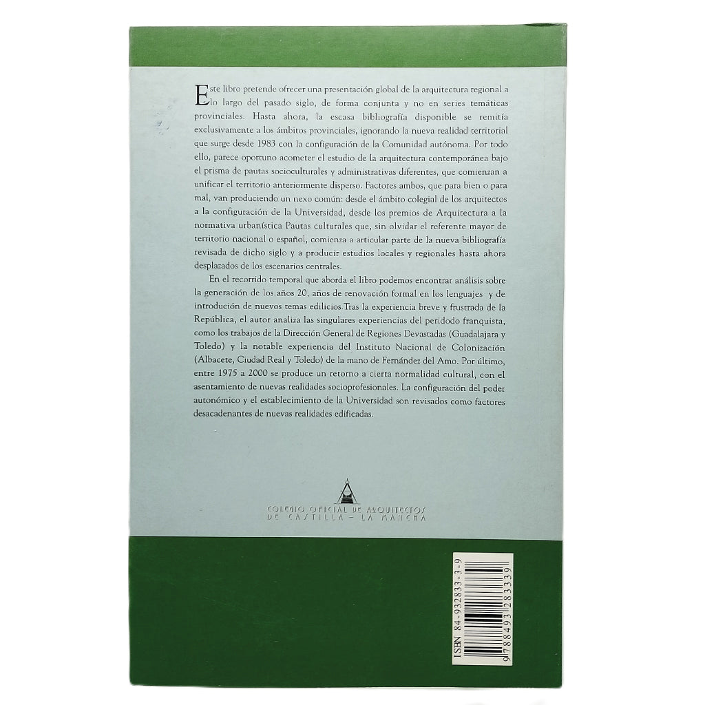 ARQUITECTURA DEL SIGLO XX EN CASTILLA- LA MANCHA. Rivero Serrano, José