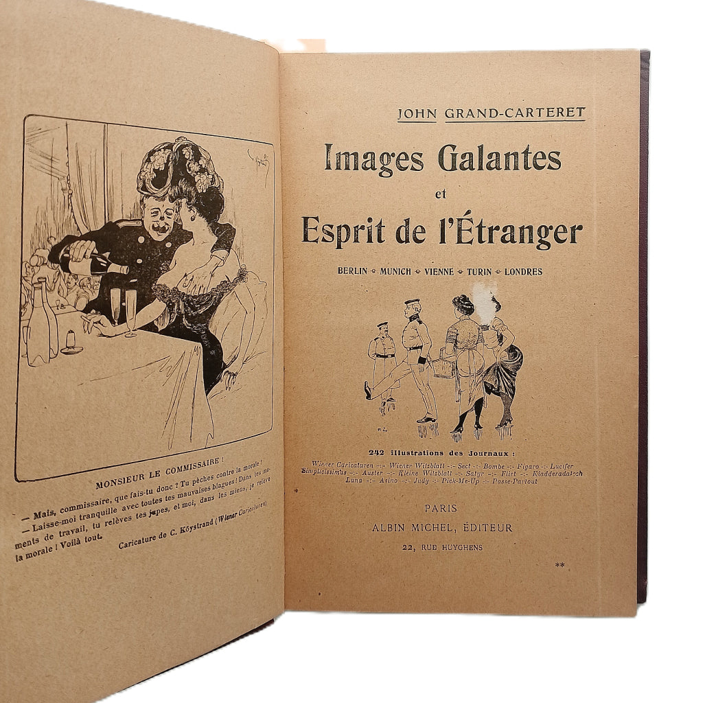 IMAGES GALANTES ET ESPRIT DE L'ÉTRANGER. Berlin. Munich. Vienne. Turin. Londres. Grand-Carteret, John