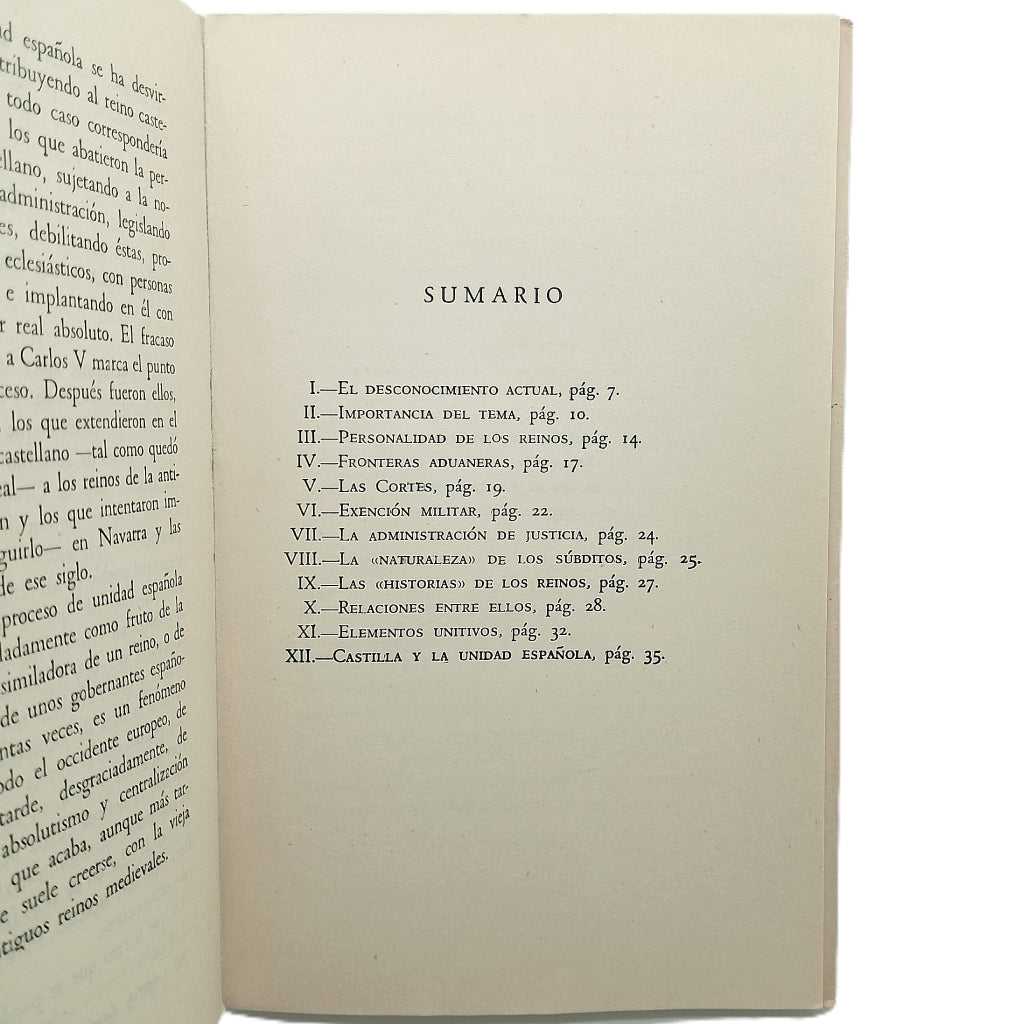 LOS REINOS EN LA HISTORIA MODERNA DE ESPAÑA. Sánchez Bella, Ismael