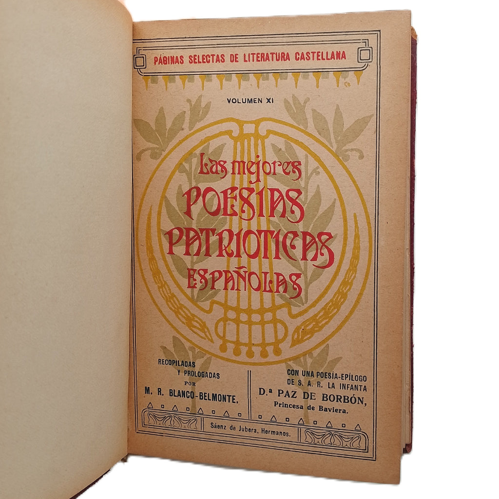 PÁGINAS SELECTAS DE LITERATURA CASTELLANA XI: LAS MEJORES POESÍAS PATRIÓTICAS ESPAÑOLAS