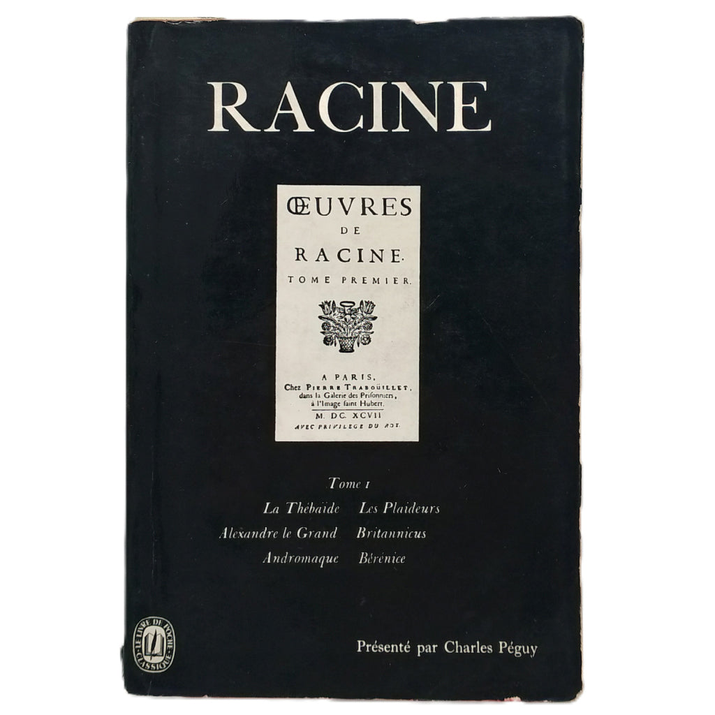 THÉATRE COMPLET. Tome I. Racine