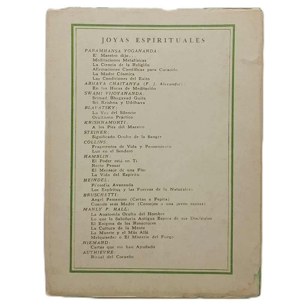 LA CIENCIA DE LA RELIGIÓN. Paramhansa Yogananda