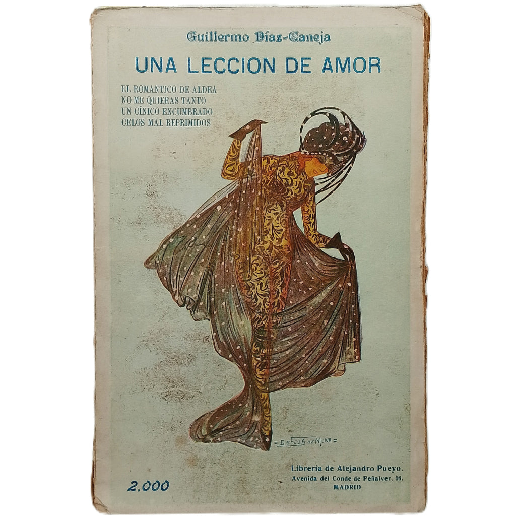 UNA LECCIÓN DE AMOR. Díaz Caneja, Guillermo