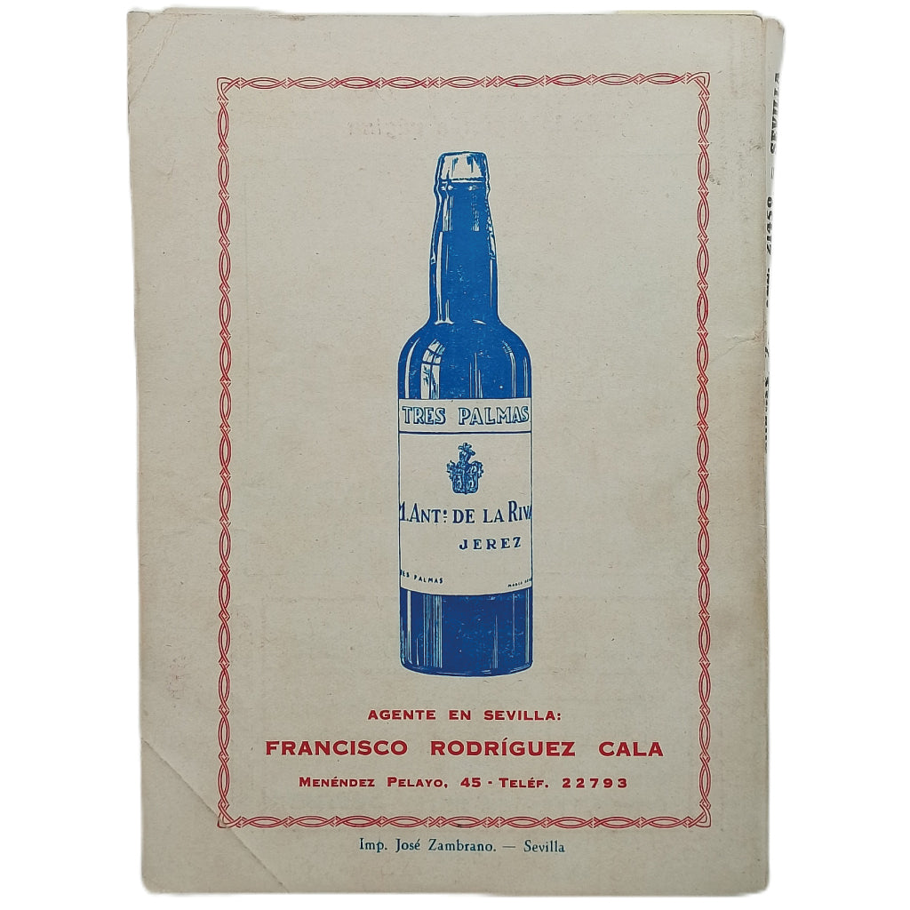 SEVILLA. FIESTAS PRIMAVERALES. NUESTRO LIBRO-PROGRAMA 1945. Er 77. Peña Humorística