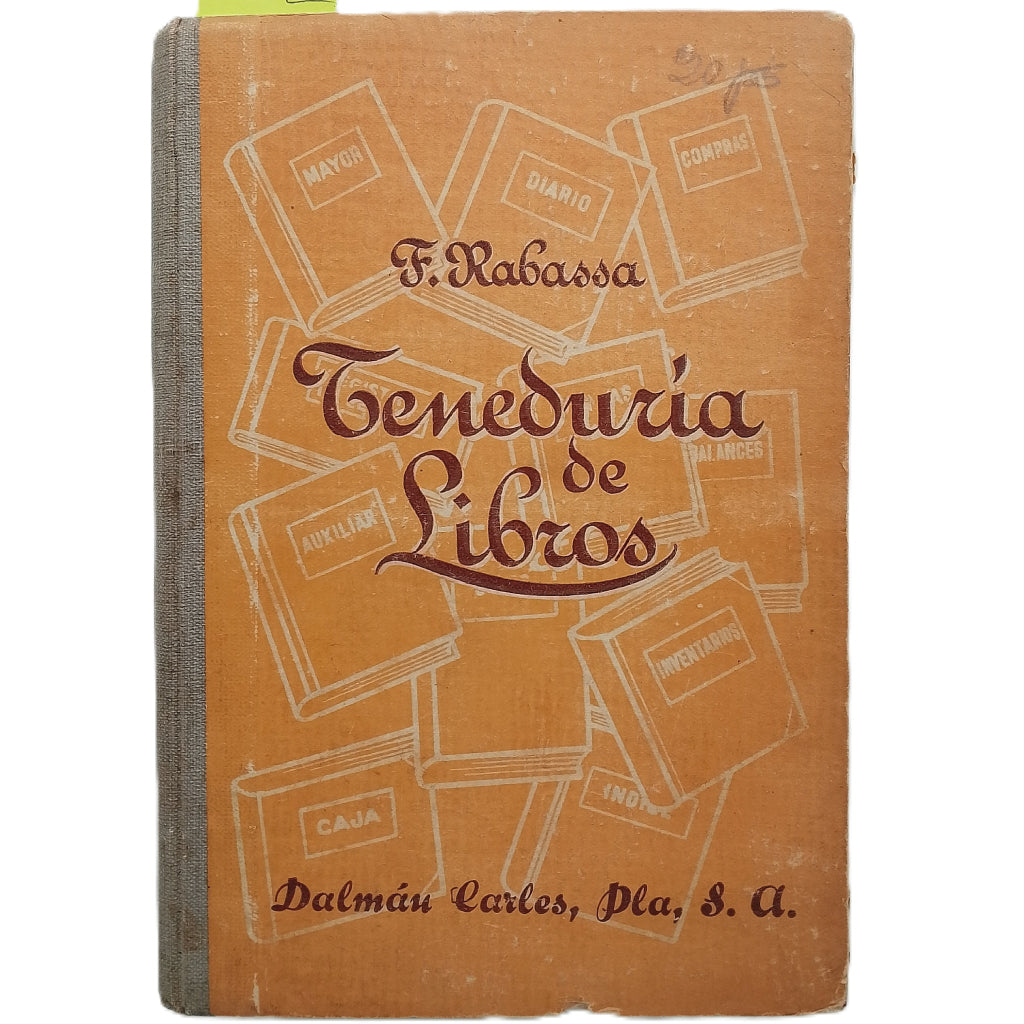 TENEDURÍA DE LIBROS. Rabassa, F.