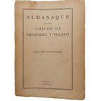 ALMANAQUE DE LOS AMIGOS DE MENÉNDEZ Y PELAYO para el año escolar 1932- 1933
