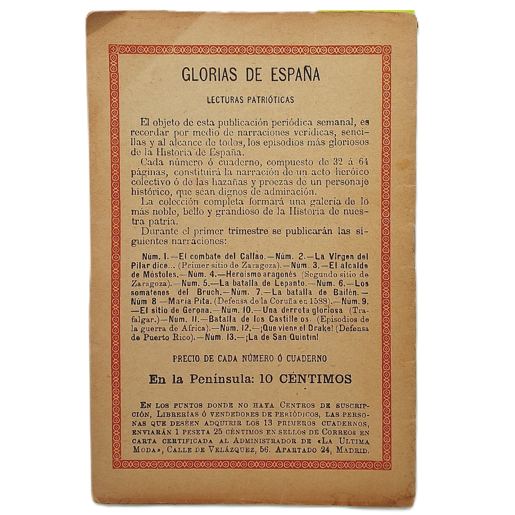 BATALLA DE LOS CASTILLEJOS (Episodios de la Guerra de África)