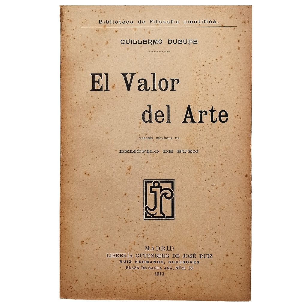 EL VALOR DEL ARTE. Dubufe, Guillermo