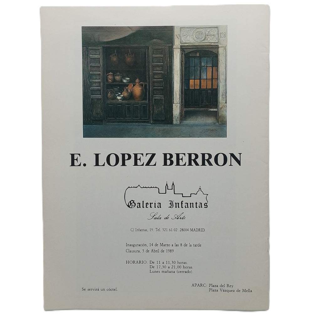 EUGENIO LÓPEZ BERRÓN. Catálogo