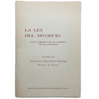LA LEY DEL DIVORCIO. Fernández Ordóñez (Ministro de Justicia)