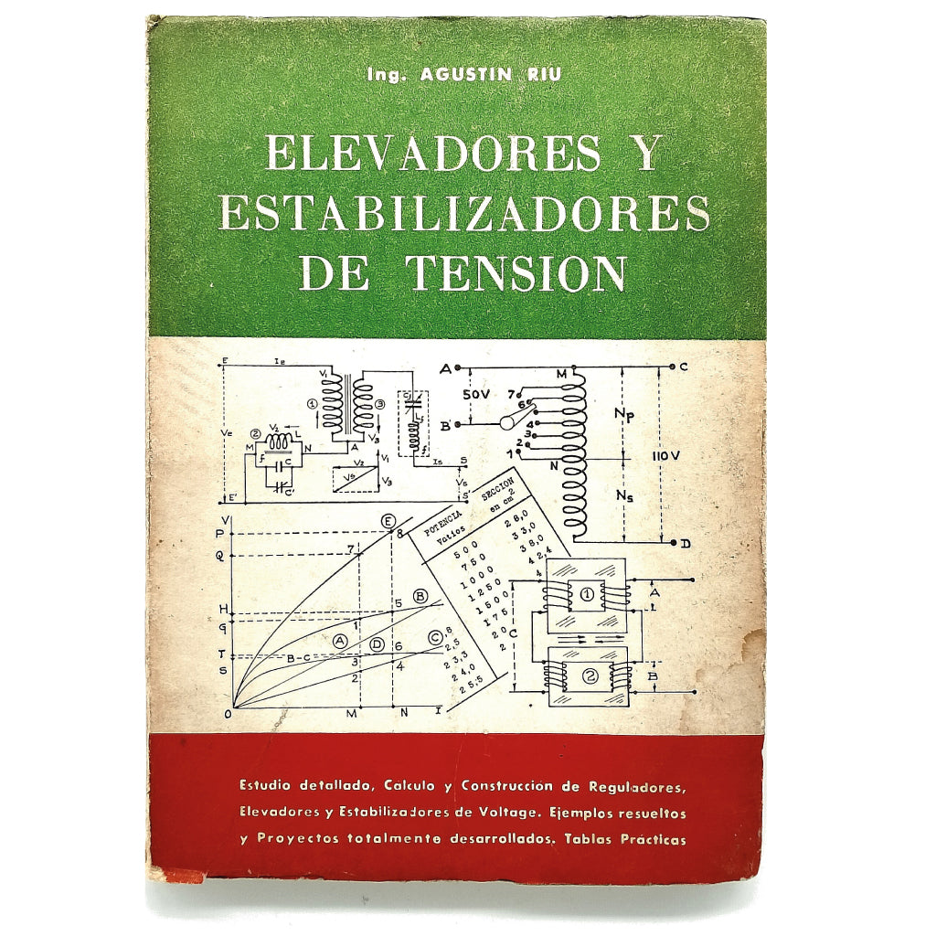 ELEVADORES Y ESTABILIZADORES DE TENSIÓN. Riu, Agustín (Dedicado)