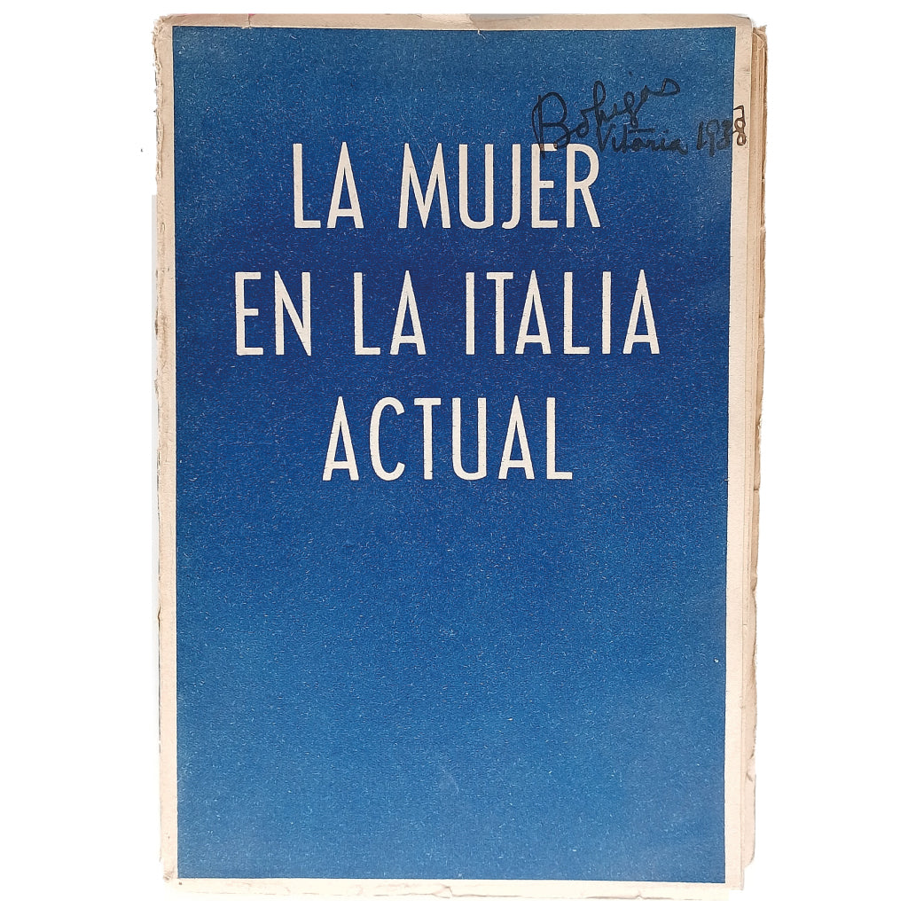 LA MUJER EN LA ITALIA ACTUAL. Fiumi, María Luisa