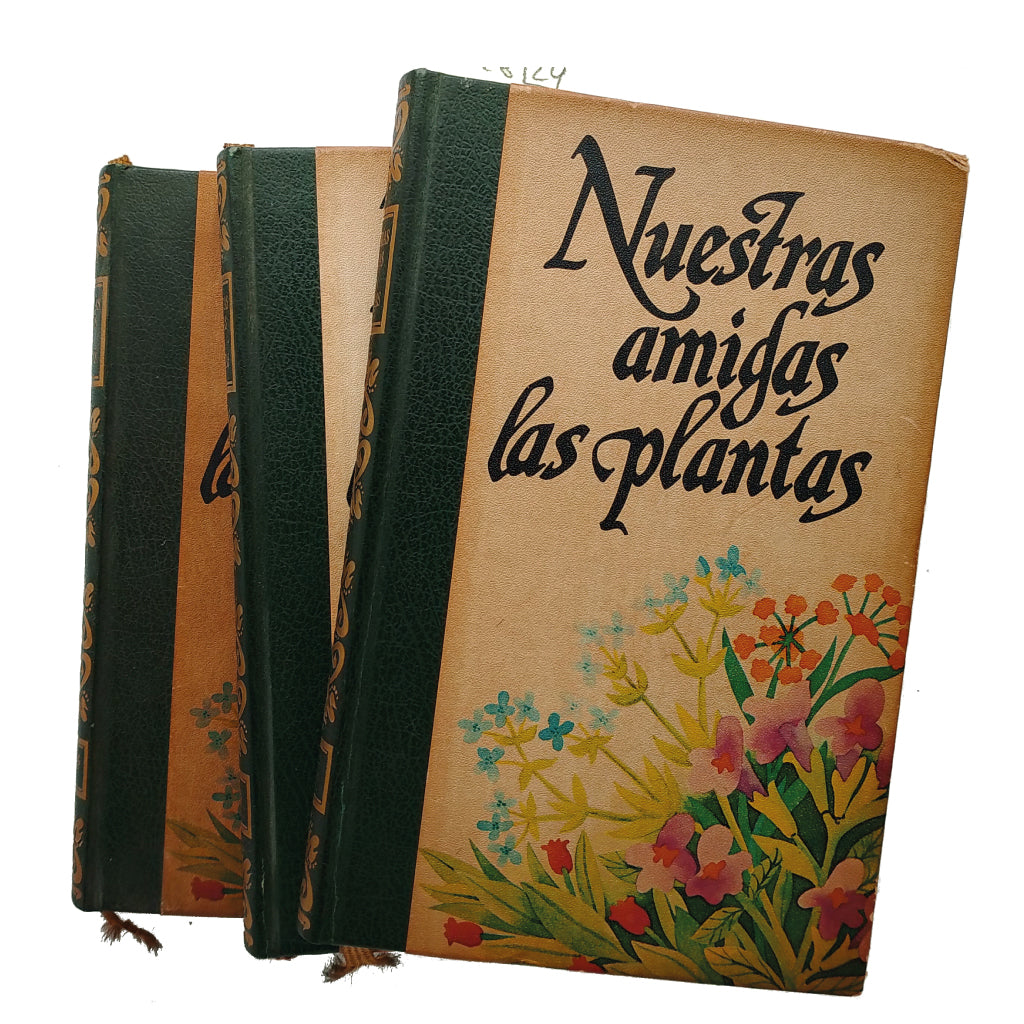 NUESTRAS AMIGAS LAS PLANTAS. Tomos I, II y III. Manta, Daniele