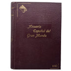 ANUARIO ESPAÑOL DEL GRAN MUNDO 1945. Aubin Rieu-Vernet, José
