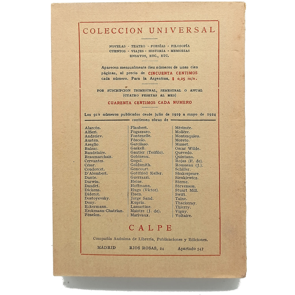 ESCENAS DE LA VIDA BOHEMIA. Tomo I. Murger, E.