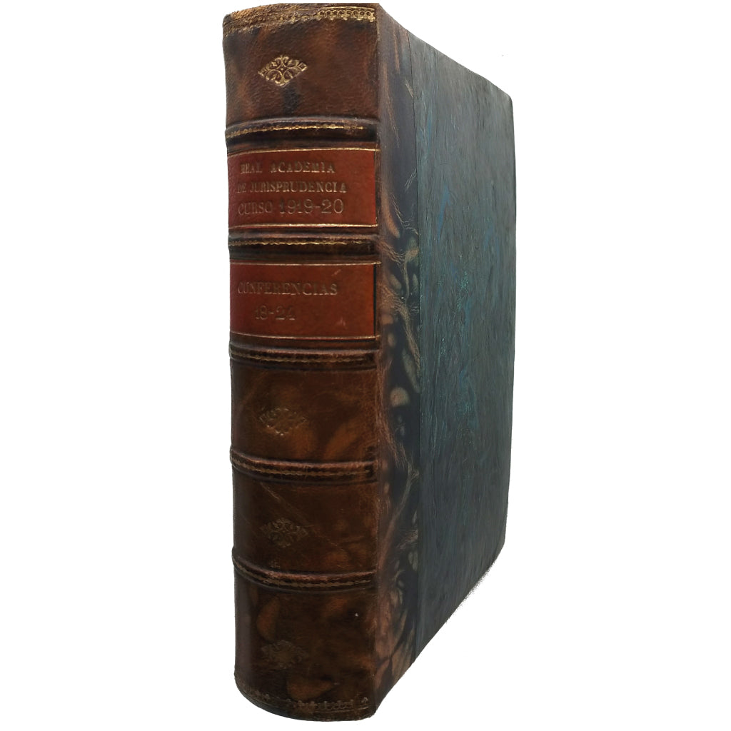 REAL ACADEMIA DE JURISPRUDENCIA. CURSO 1918-24. CONFERENCIAS 25-33