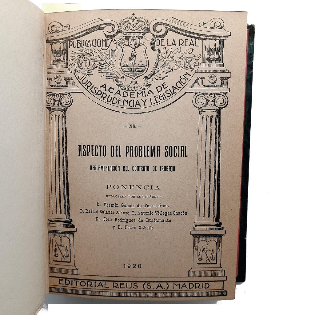 REAL ACADEMIA DE JURISPRUDENCIA. CURSO 1918-24. CONFERENCIAS 25-33