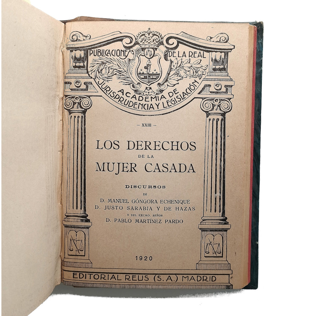 REAL ACADEMIA DE JURISPRUDENCIA. CURSO 1918-24. CONFERENCIAS 25-33
