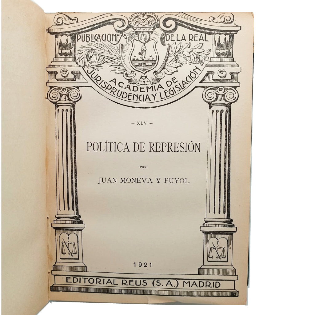 REAL ACADEMIA DE JURISPRUDENCIA. CURSO 1919-20. CONFERENCIAS 42-48