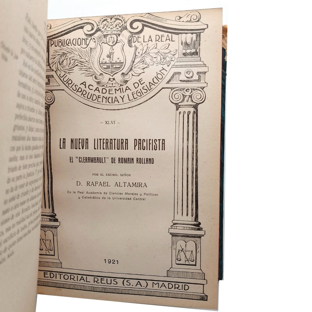REAL ACADEMIA DE JURISPRUDENCIA. CURSO 1919-20. CONFERENCIAS 42-48