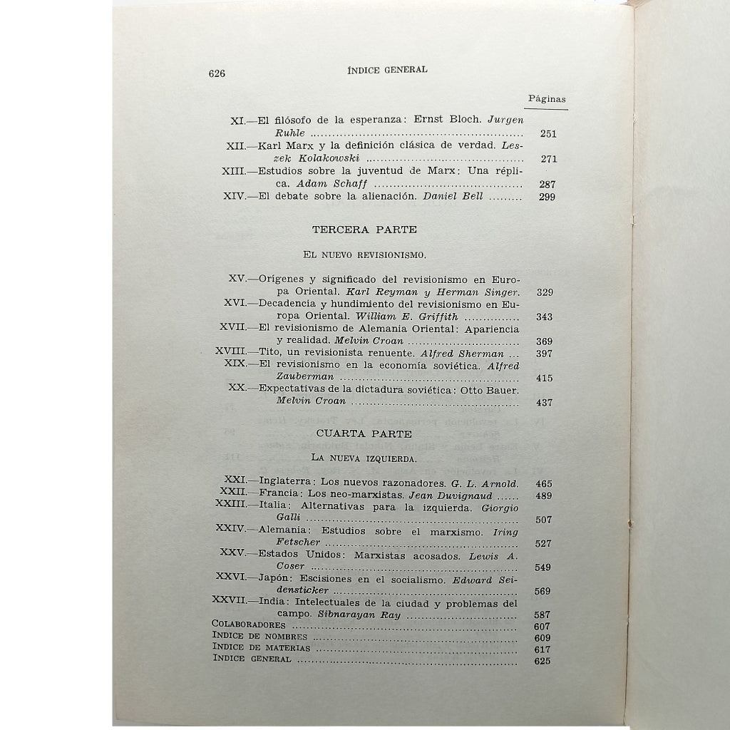REVISIONISMO. Ensayos sobre la historia de las ideas marxistas. Labedz, Leopold