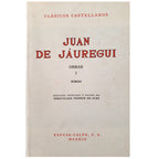 OBRAS I: RIMAS. Jáuregui, Juan de