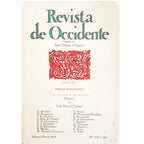 REVISTA DE OCCIDENTE Nº 119 y 120: NÚMERO MONOGRÁFICO. LA NUEVA EUROPA. Febrero-Marzo 1973