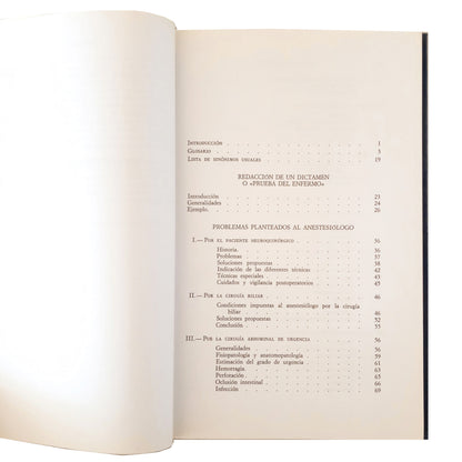 FUNDAMENTAL ANESTHESIOLOGY. First series. Huguenard, P./ Jaquenoud, P.