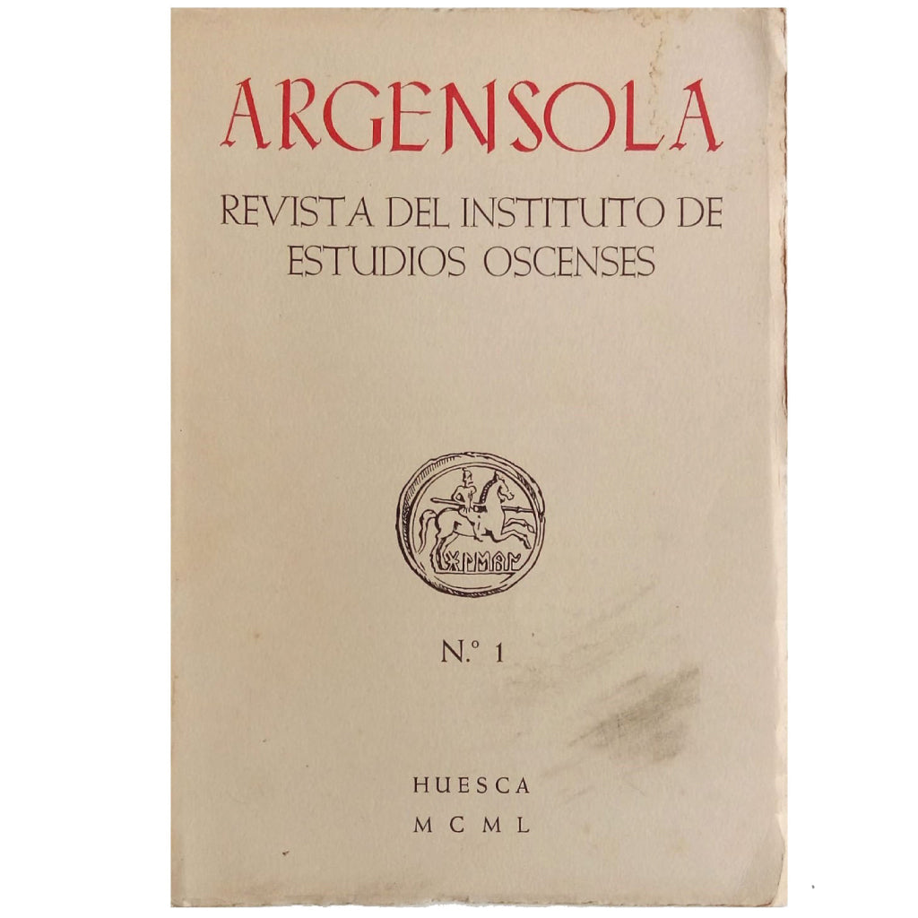 ARGENSOLA. REVISTA DE ESTUDIOS OSCENSES Nº 1