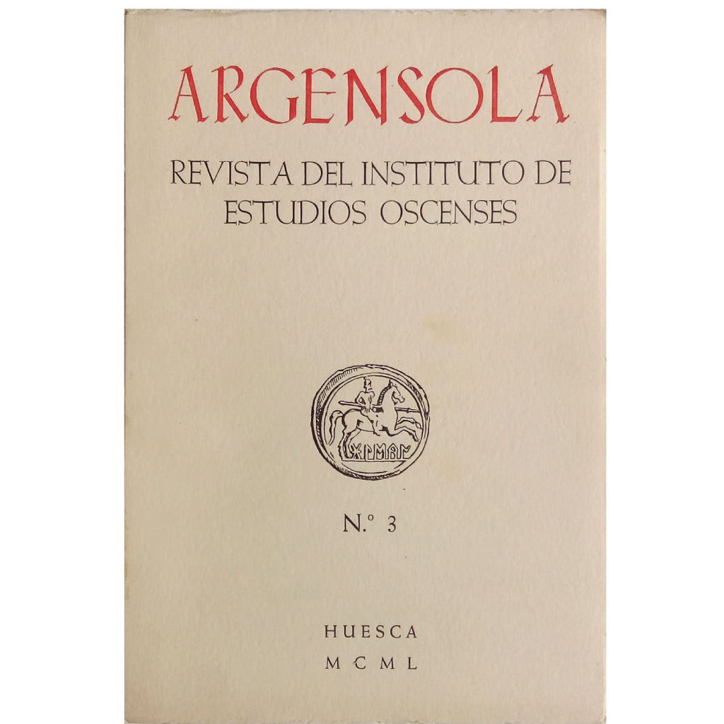 ARGENSOLA. REVISTA DE ESTUDIOS OSCENSES Nº 3