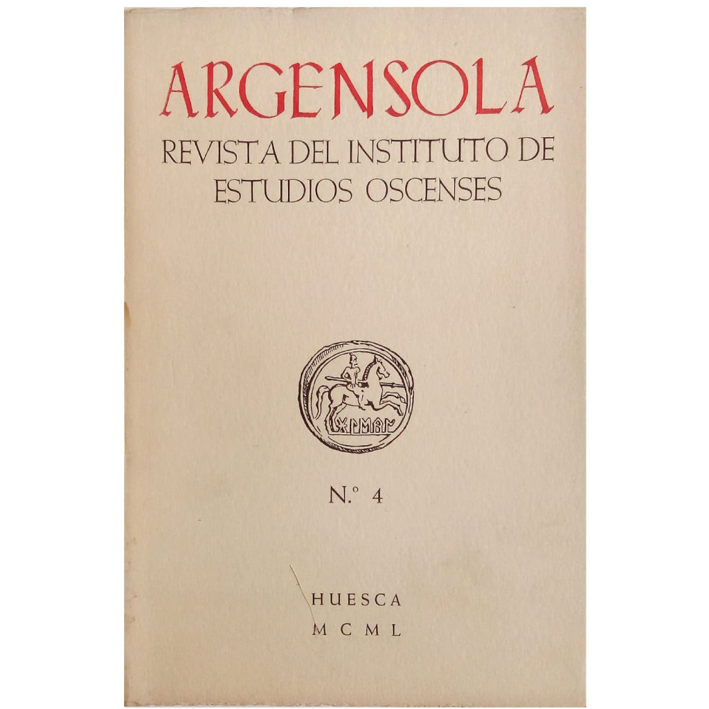 ARGENSOLA. REVISTA DE ESTUDIOS OSCENSES Nº 4