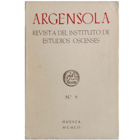 ARGENSOLA. REVISTA DEL INSTITUTO DE ESTUDIOS OSCENSES Nº 9