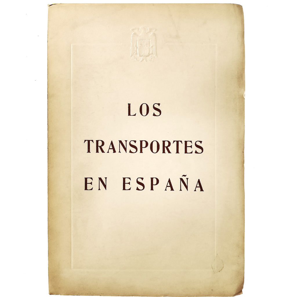 LOS TRANSPORTES EN ESPAÑA. Sánchez Ramos, Francisco