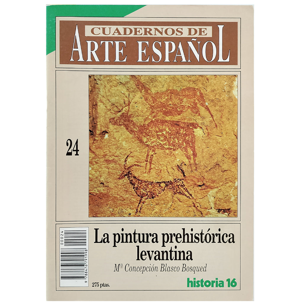 CUADERNOS DE ARTE ESPAÑOL Nº 24: LA PINTURA PREHISTÓRICA LEVANTINA. Blasco Bosqued, María Concepción