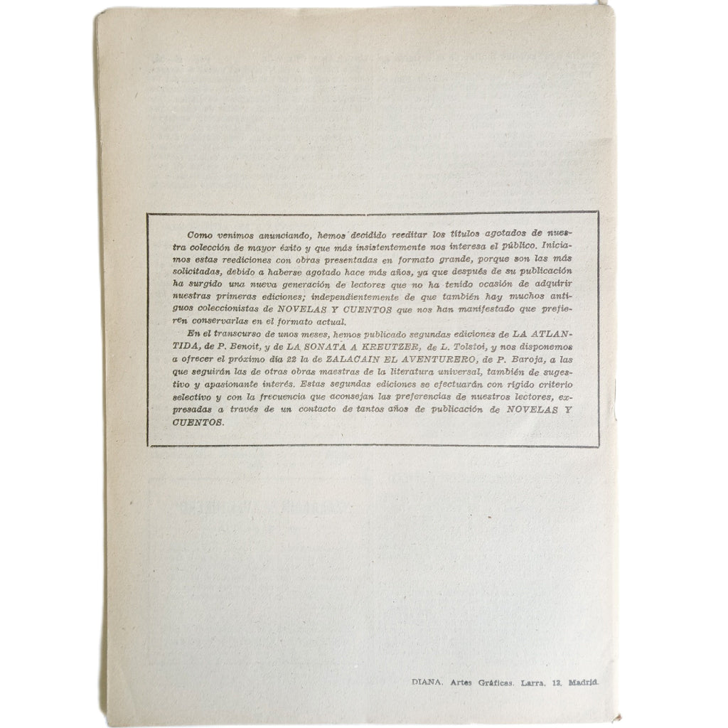 NOVELAS Y CUENTOS Nº 1701: MORILLO. Révesz, Andrés