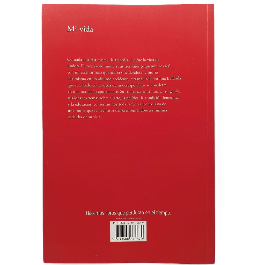 MI VIDA. Duncan, Isadora