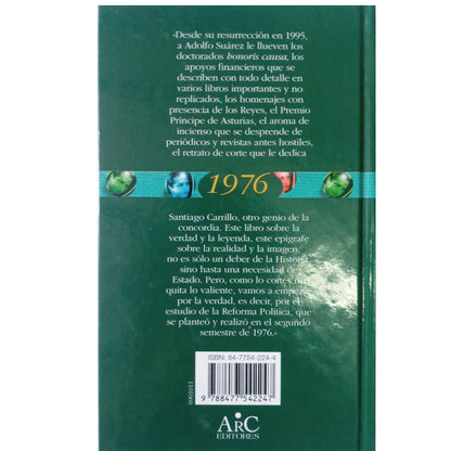1976. ADOLFO SUÁREZ. VERDAD Y LEYENDA. Cierva, Ricardo de la