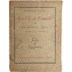 LA VIE DE FAMILLE AU DIX-HUITIÈME SIÈCLE. Pilon, Edmon