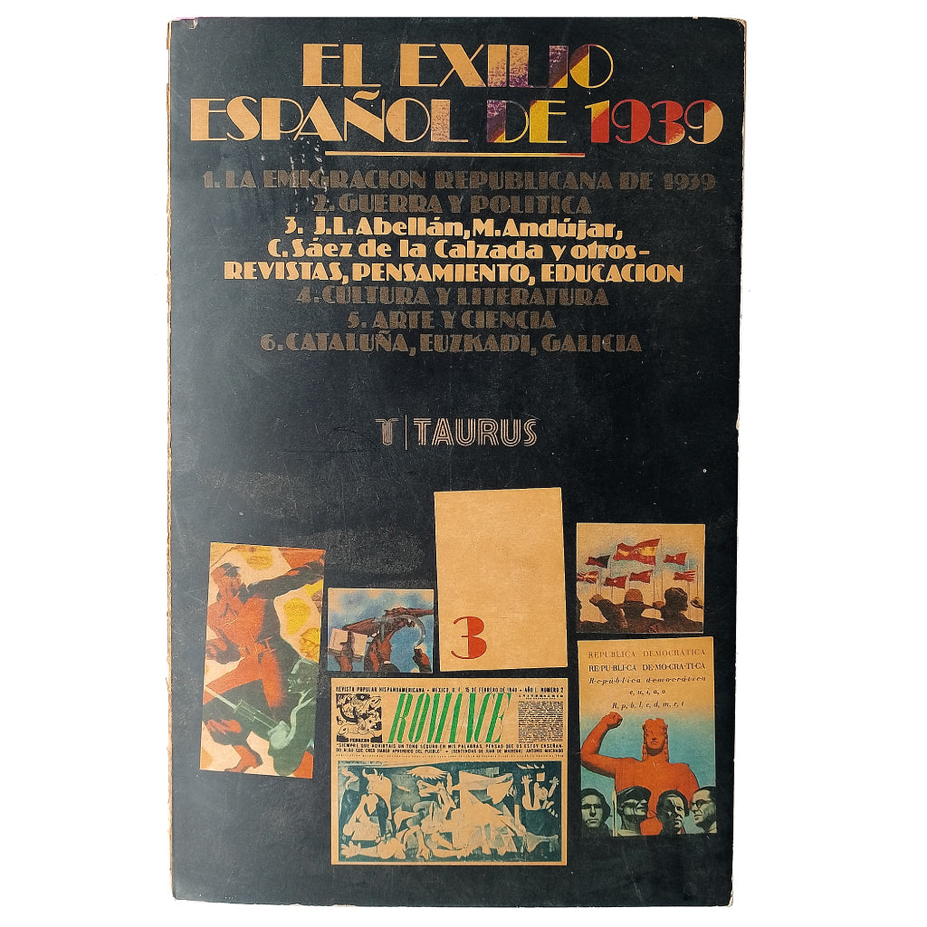 EL EXILIO ESPAÑOL DE 1939 III: REVISTAS, PENSAMIENTO, EDUCACIÓN. Varios autores