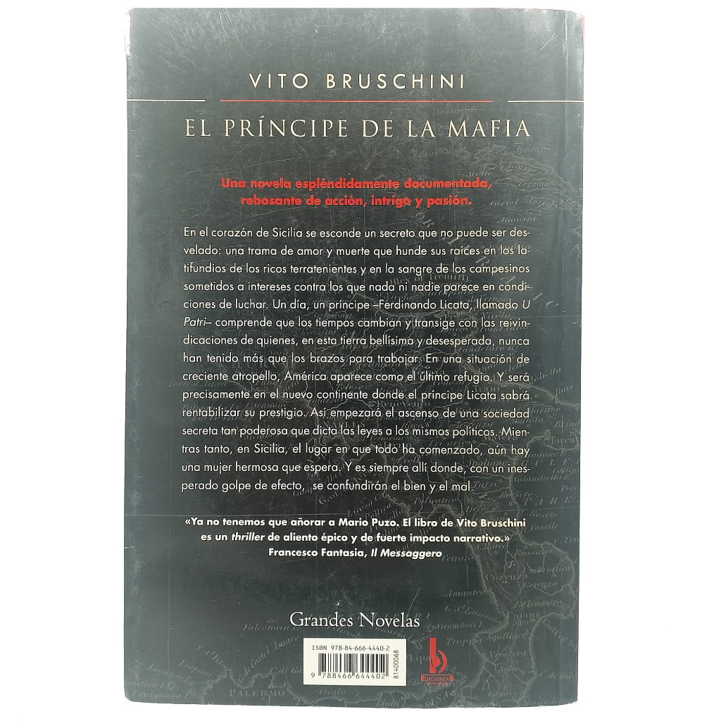 EL PRÍNCIPE DE LA MAFIA. Bruschini, Vito