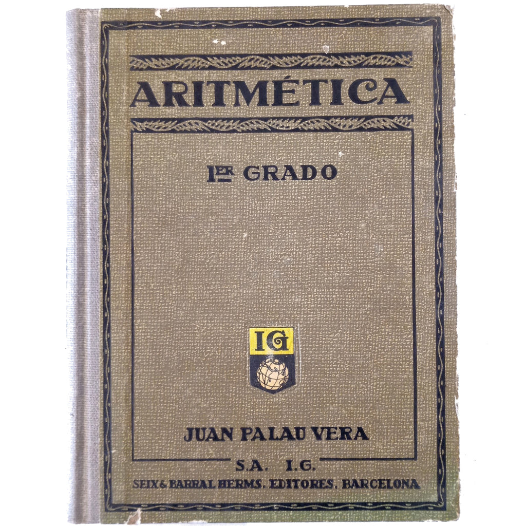 ARITMÉTICA 1er GRADO (PRIMER GRADO). Palau Vera, Juan