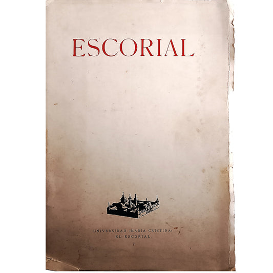 ESCORIAL. Número especial de Nueva Etapa conmemorativa del IV centenario de la fundación del monasterio 1563-1963