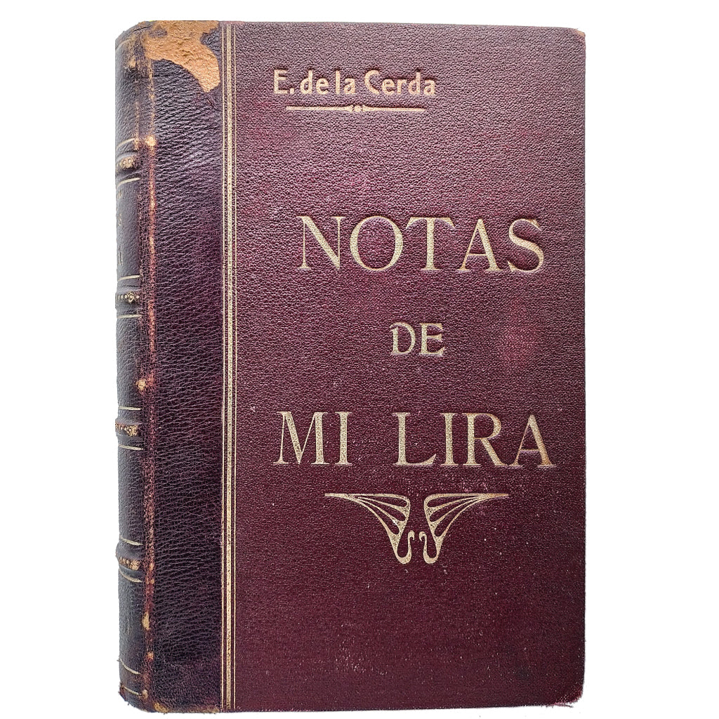 NOTAS DE MI LIRA. Cerda, Emilio de la