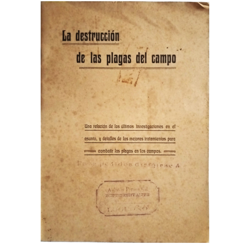 LA DESTRUCCIÓN DE LAS PLAGAS DEL CAMPO. Cooper y Sobrinos